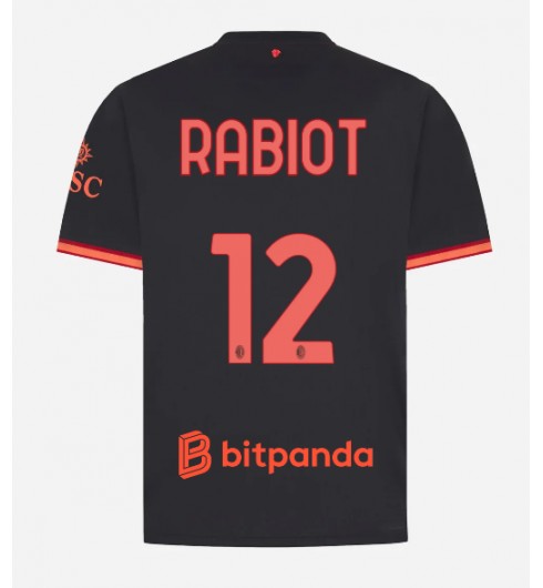 AC Milan Adrien Rabiot #12 Alternativní Dres 2026-27 Krátký Rukáv AC Milan Adrien Rabiot #12 Alternativní Dres 2026-27 Krátký Rukáv
